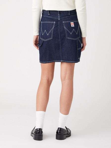 Wrangler Dunkelblauer Damen-Denim-Rock Wrangler