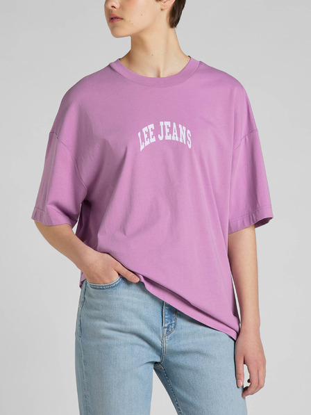 Lee Rosa Damen-T-Shirt in Übergröße Lee