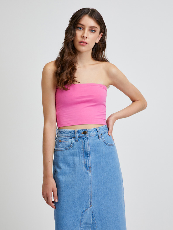 Noisy May Dunkles rosa Crop-Top Noisy May Brandon
