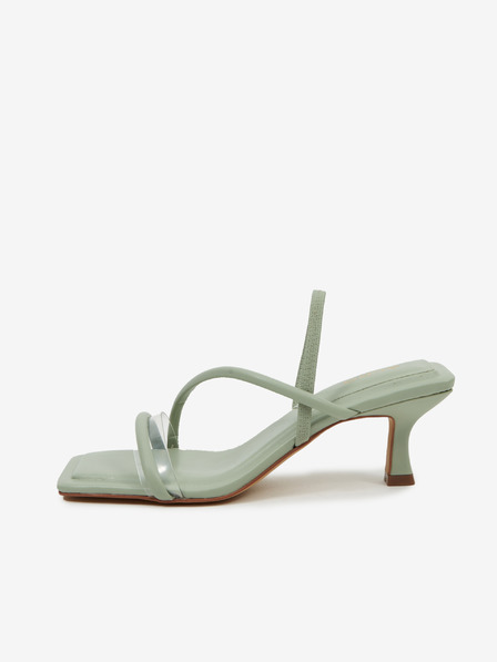 Aldo Hellgrüne Damen-Slipper ALDO Zoebaen mit Absatz