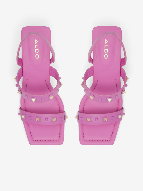 Aldo Dunkelrosa Damen-Sandalen mit Absatz ALDO Louella