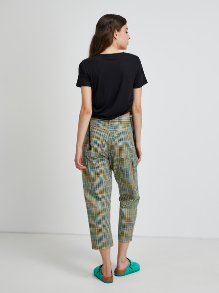 Noisy May Schwarzes Cropped Shirt Noisy May Line