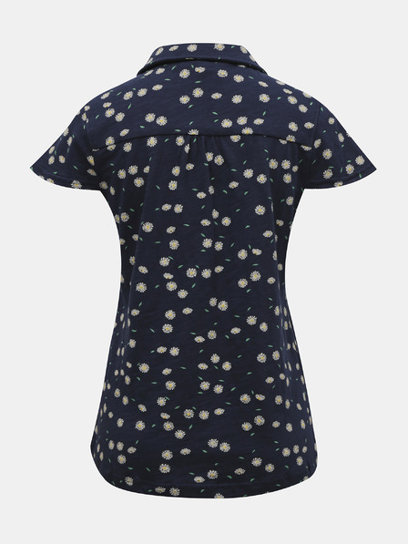 Brakeburn Brakeburn dunkelblaues T-Shirt mit Blumenmuster