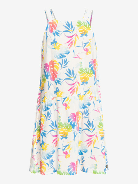Roxy Roxy Indigo Girl Blau und weiß gemustertes Trägerkleid für Mädchen