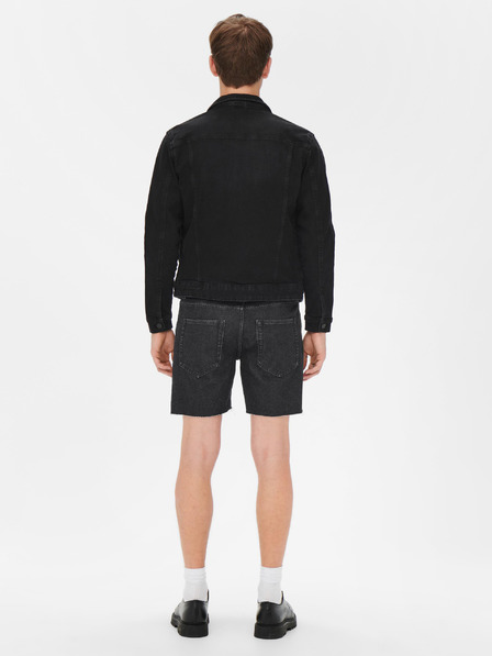 ONLY & SONS Schwarze Jeansshorts ONLY & SONS Avi