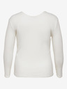ONLY CARMAKOMA Weißes langärmeliges Basic-T-Shirt ONLY CARMAKOMA Adda