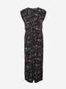 Noisy May Dunkelblaues gemustertes Maxikleid mit Rückenschlitz Noisy May Molly