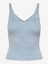 ONLY Hellblaues geripptes Tank-Top ONLY Lina