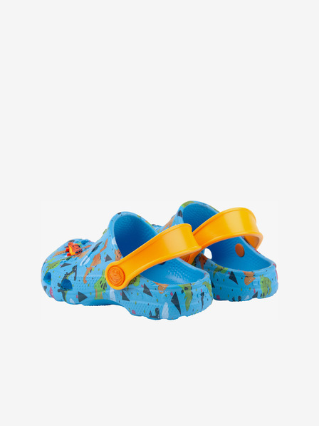 COQUI Blaue gemusterte Hausschuhe für Jungen Coqui Little Frog