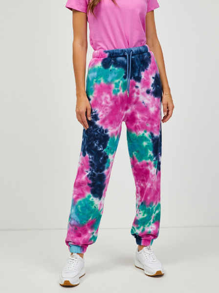 Pepe Jeans Blaue und rosa Batik-Jogginghose für Damen Pepe Jeans Micaella