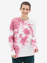 Vans Weißes und rosa Batik-Langarmshirt für Frauen VANS