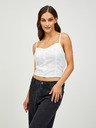 CAMAIEU Weißes gemustertes Tanktop CAMAIEU