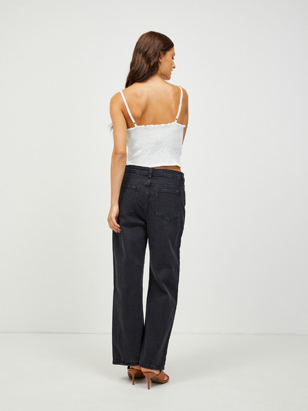 CAMAIEU Weißes gemustertes Tanktop CAMAIEU