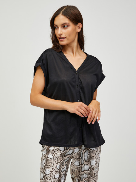 CAMAIEU Schwarze Bluse CAMAIEU