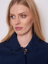 Tranquillo Dunkelblauer isolierter Damen-Trenchcoat Tranquillo