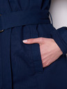 Tranquillo Dunkelblauer isolierter Damen-Trenchcoat Tranquillo