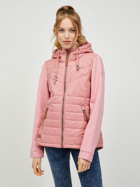 Ragwear Rosa Damen Steppjacke mit Kapuze Ragwear Lucinda