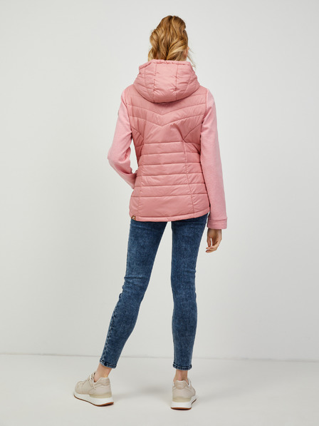 Ragwear Rosa Damen Steppjacke mit Kapuze Ragwear Lucinda