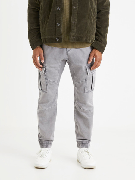 Celio Hellgraue Herrenhosen Celio