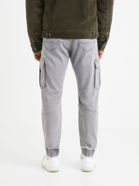 Celio Hellgraue Herrenhosen Celio