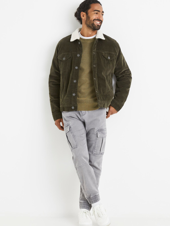 Celio Hellgraue Herrenhosen Celio