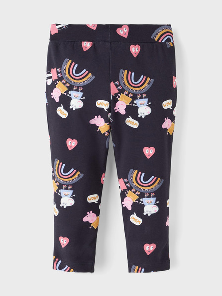 name it Dunkelblaue gemusterte Mädchen-Sweatpants Name It Jina Peppa Pig