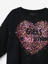 Desigual Schwarzes Mädchen-T-Shirt Desigual Alba