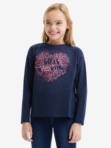 Desigual Dunkelblau Mädchen t-shirt Desigual Alba