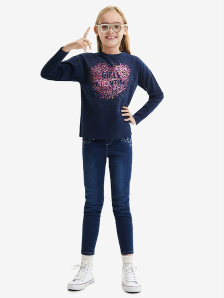 Desigual Dunkelblau Mädchen t-shirt Desigual Alba
