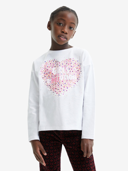 Desigual Weißes Desigual Alba Mädchen-T-Shirt