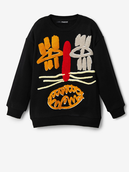 Desigual Schwarzes gemustertes Sweatshirt für Jungen von Desigual Mapue