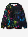 Desigual Schwarzes gemustertes Sweatshirt für Jungen Desigual Vesubio