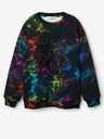 Desigual Schwarzes gemustertes Sweatshirt für Jungen Desigual Vesubio