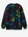 Desigual Schwarzes gemustertes Sweatshirt für Jungen Desigual Vesubio