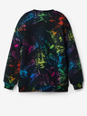 Desigual Schwarzes gemustertes Sweatshirt für Jungen Desigual Vesubio
