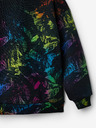 Desigual Schwarzes gemustertes Sweatshirt für Jungen Desigual Vesubio