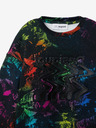 Desigual Schwarzes gemustertes Sweatshirt für Jungen Desigual Vesubio
