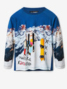 Desigual Blaues gemustertes Jungen-T-Shirt Desigual Javier