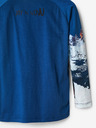Desigual Blaues gemustertes Jungen-T-Shirt Desigual Javier