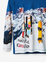 Desigual Blaues gemustertes Jungen-T-Shirt Desigual Javier