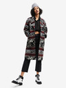 Desigual Schwarzer gemusterter Damenmantel Desigual Dev