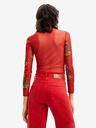 Desigual Rotes Desigual Damen Groove Shirt