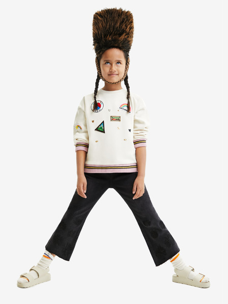 Desigual Desigual Verde Creme Mädchen Sweatshirt