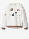 Desigual Desigual Verde Creme Mädchen Sweatshirt