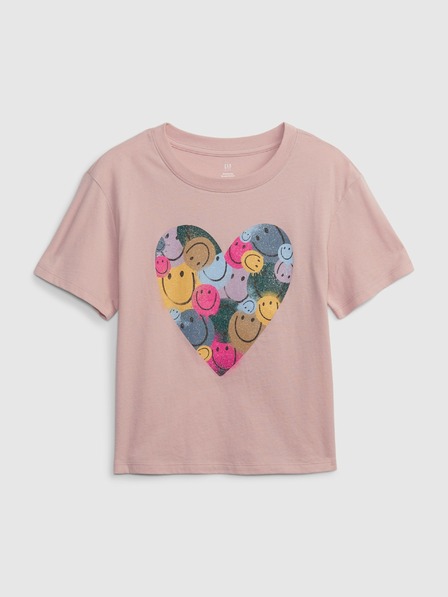 GAP Kinder-T-Shirt Bio-Baumwolle Herz GAP
