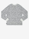 Vans Schwarz-weiß gemustertes Langarmshirt für Mädchen VANS