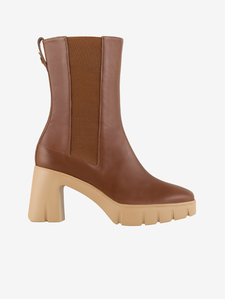 Högl Braune Damenstiefel mit Lederabsatz Högl Discovery