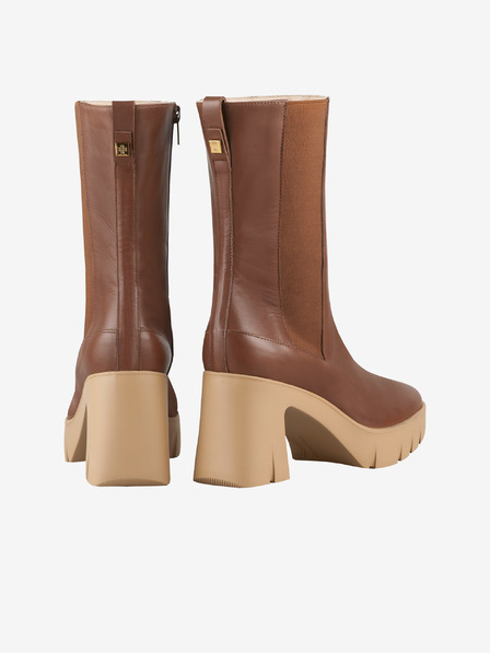 Högl Braune Damenstiefel mit Lederabsatz Högl Discovery