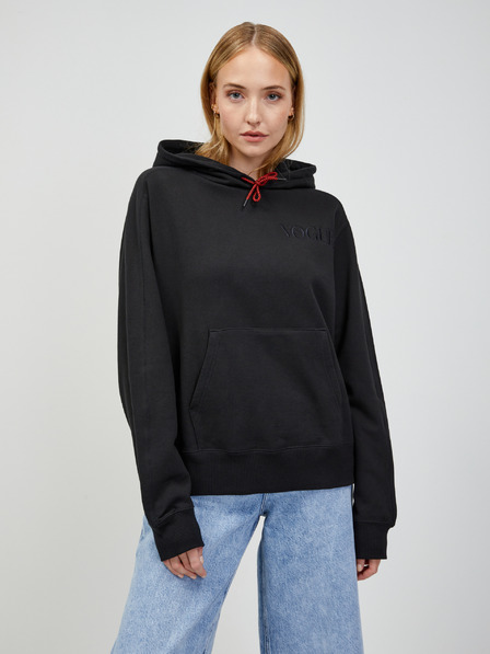 Puma Schwarzer Damen-Kapuzenpullover PUMA x VOGUE
