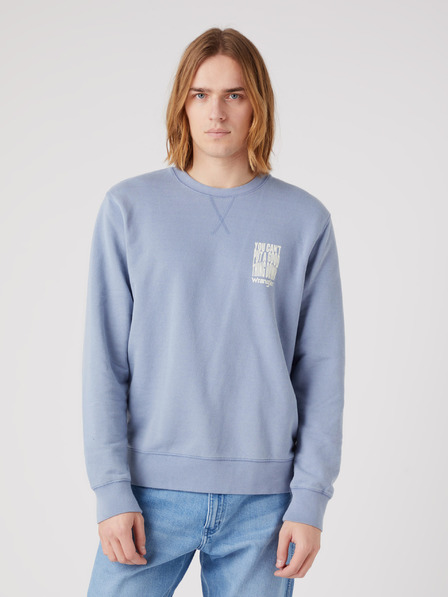 Wrangler Hellblaues Herren Sweatshirt von Wrangler
